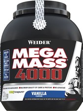 15,63€/kg Weider Mega Mass 4000 Proteine Proteine Qualità Fitness Barattolo da 3 kg