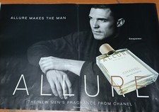 Pubblicita'  Vintage Originale del 1999 "ALLURE HOMME BY CHANEL"