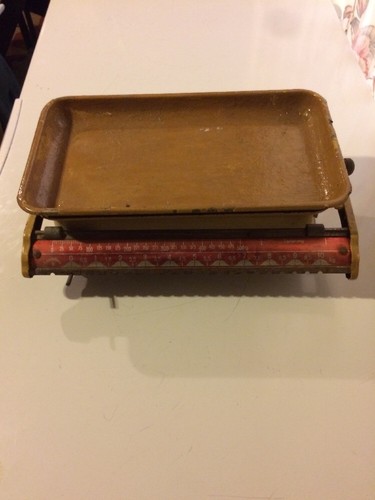 Old table scale food - table, weighing