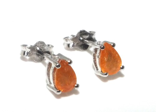 Orecchini argento arancio - orecchini, e