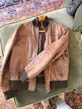 giacca pelle uomo vintage