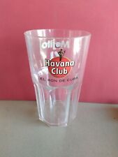 Bicchiere Havana Club H.22 cm Plastica Pubblicità Bar Rum Cocktail Mojito 