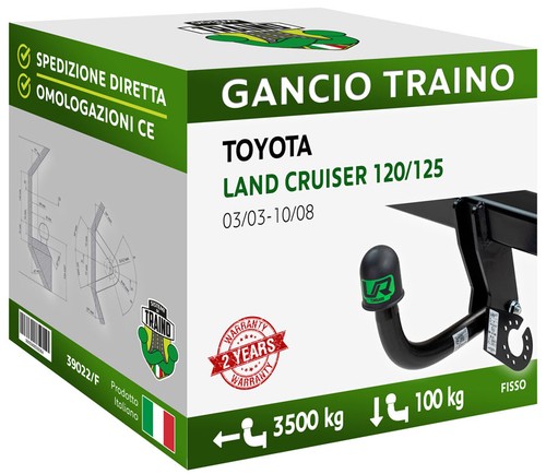 Gancio fisso toyota - toyota, land