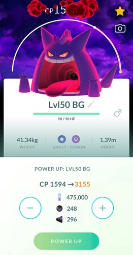 Livello gigantamax gengar - livello,