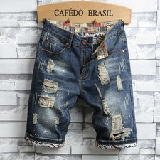 Pantaloncini uomo denim retrò