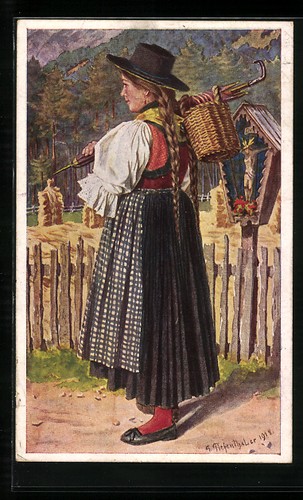 Cartolina bressanone tirolese - cartolina,