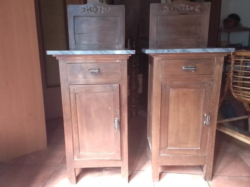 Coppia antichi comodini - antichi,