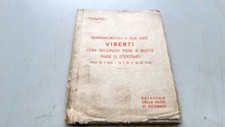 catalogo ricambi Rimorchio Viberti rimorchio Tipo 18T  2 assi - Stampa 1962