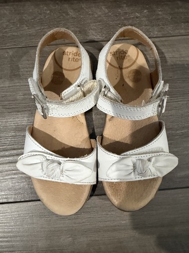 Sandali bianchi bambina stride - sandali,