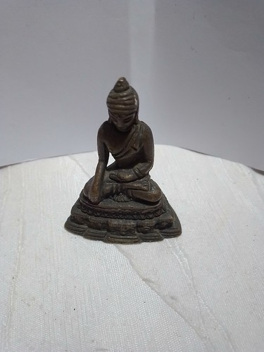 Buddha statuetta bronzo - buddha,