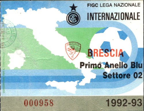 Biglietto partita calcio - partita,