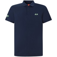 SUN68 - Polo blu per uomo