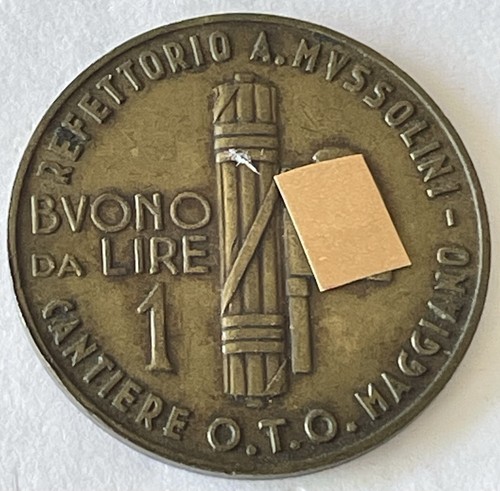 Gettone buono lire - gettone, 1