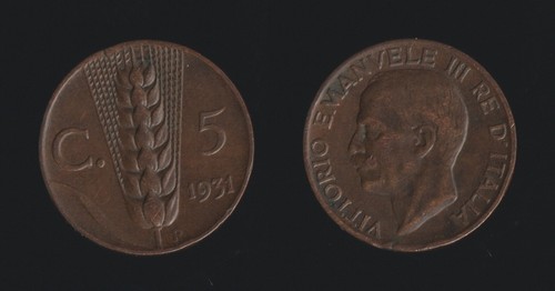 Centesimi 1931 spiga - centesimi,