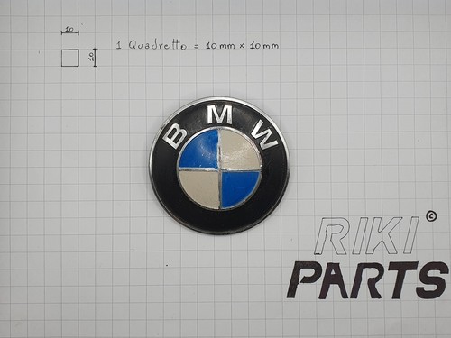 Stemma bmw cofano metallo - n.1,