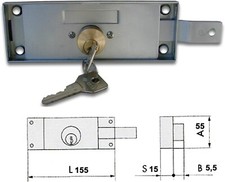 SERRATURA CISA PER GARAGE LATO