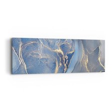 Quadro su Tela 90x30cm Oro blu