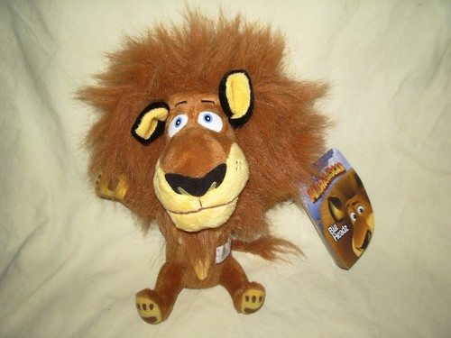 Peluche lion alex madagascar - peluche,
