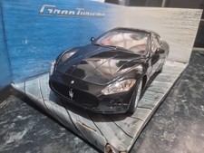 MASERATI Gran Turismo Nero con Interni Rosso, Mondo Motors scala 1.18