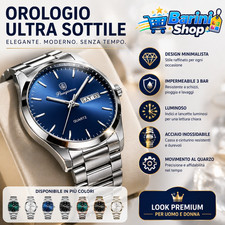 Orologio uomo donna acciaio - uomo,