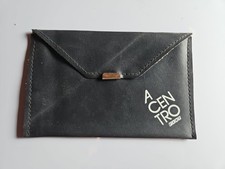 Borrsello Di Bordo Nero Porta Libretto Auto D'epoca Concessionaria Fiat Acentro