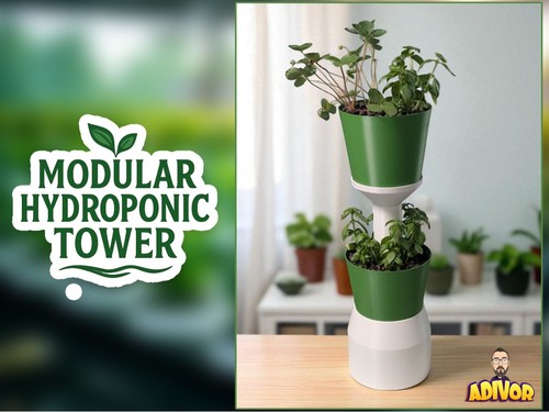 Modular hydroponic tower - modular,