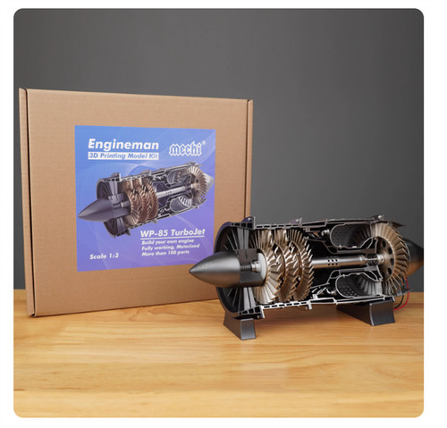 Modellino motore turbojet
