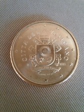 50 Centesimi Città del Vaticano - 2021 - Moneta commemorativa Rara SPL/FDC