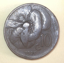 10 centesimi 1925 - MONETE REGNO D'ITALIA - Re Vittorio Emanuele III