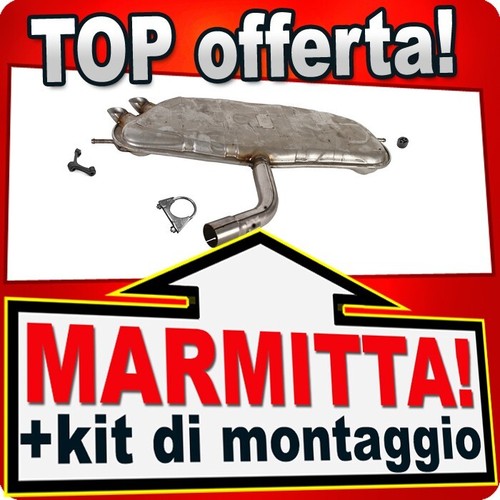 Silenziatore posteriore per - silenziatore,