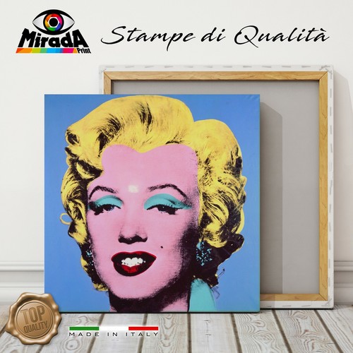 Quadro andy warhol blue - andy, shot