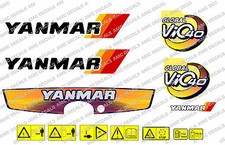 SET ADESIVI DECALCOMANIE ESCAVATORE YANMAR VIO 40