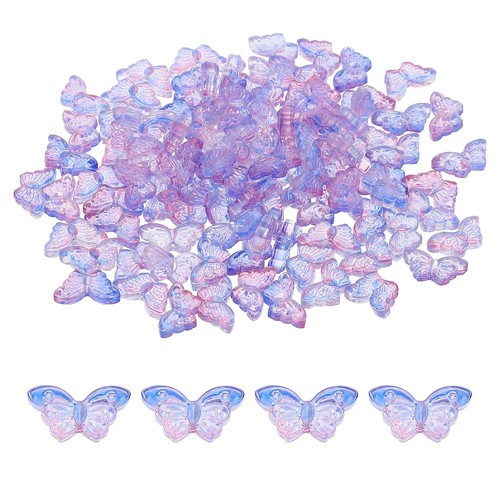 100pcs perline farfalla - 100pcs,