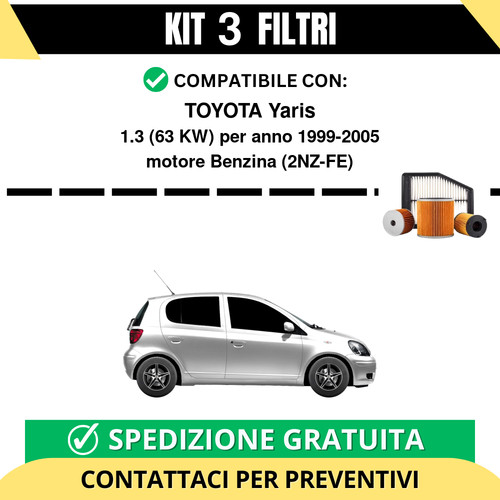 Kit filtri tagliando per - 3,