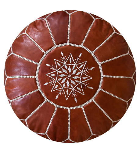 Pouf pelle marocchina - pouf, in