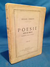 Giulio Uberti, Poesie edite ed