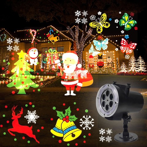 Proiettore laser natale led - proiettore,