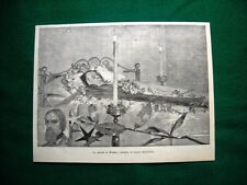 Nel 1884, la madre di Mameli, disegno di Cesare Bertolotti