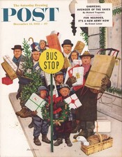 1952 DEC 13 Bus Stop Christmas
