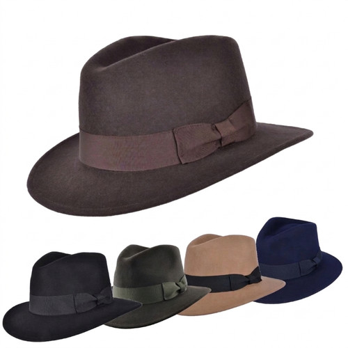Cappello fedora 100 - 100%, lana