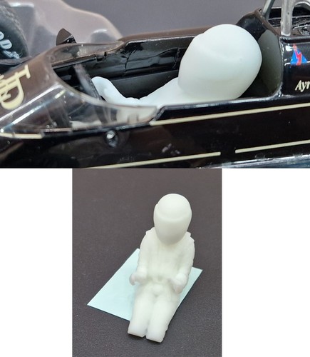Driver figure pilota con - 1/24,