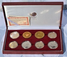 Raro Set 6 Medaglie Argento