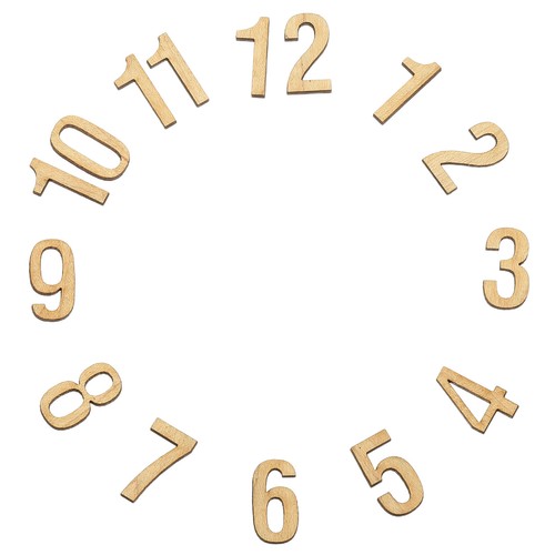 Numeri adesivi per orologio - , in