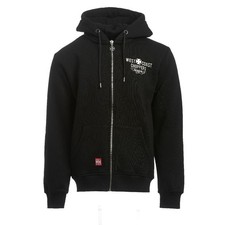 Felpa con cappuccio e zip uomo