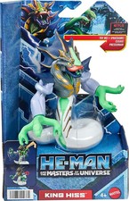 SERPENTINE KING HISS MASTERS OF THE UNIVERSE 7 in LEADER MALVAGIO DEGLI UOMINI SERPENTE