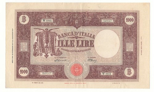 1000 lire grande - 1000, (medusa)
