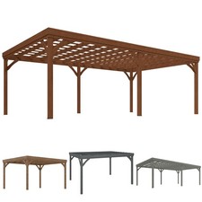 Outsunny Outdoor Wood Pergola