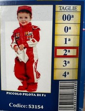 Costume Pilota Formula 1 indossato una volta