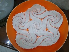 Centrino cesto vimini insalatiera pane frutta copricestino uncinetto centro