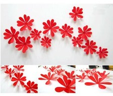 12x 3D FIORI FAI-DA-TE Adesivi
